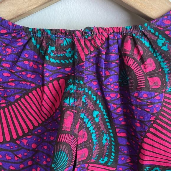 Ulla Johnson Tulia Printed Cotton Top In Purple - Picture 11 of 16